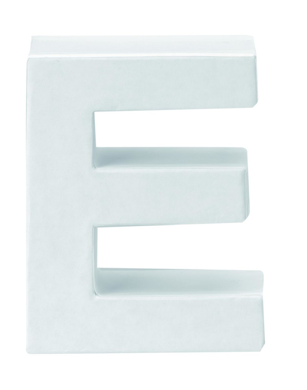 Lettres en carton E 10x3,5cm